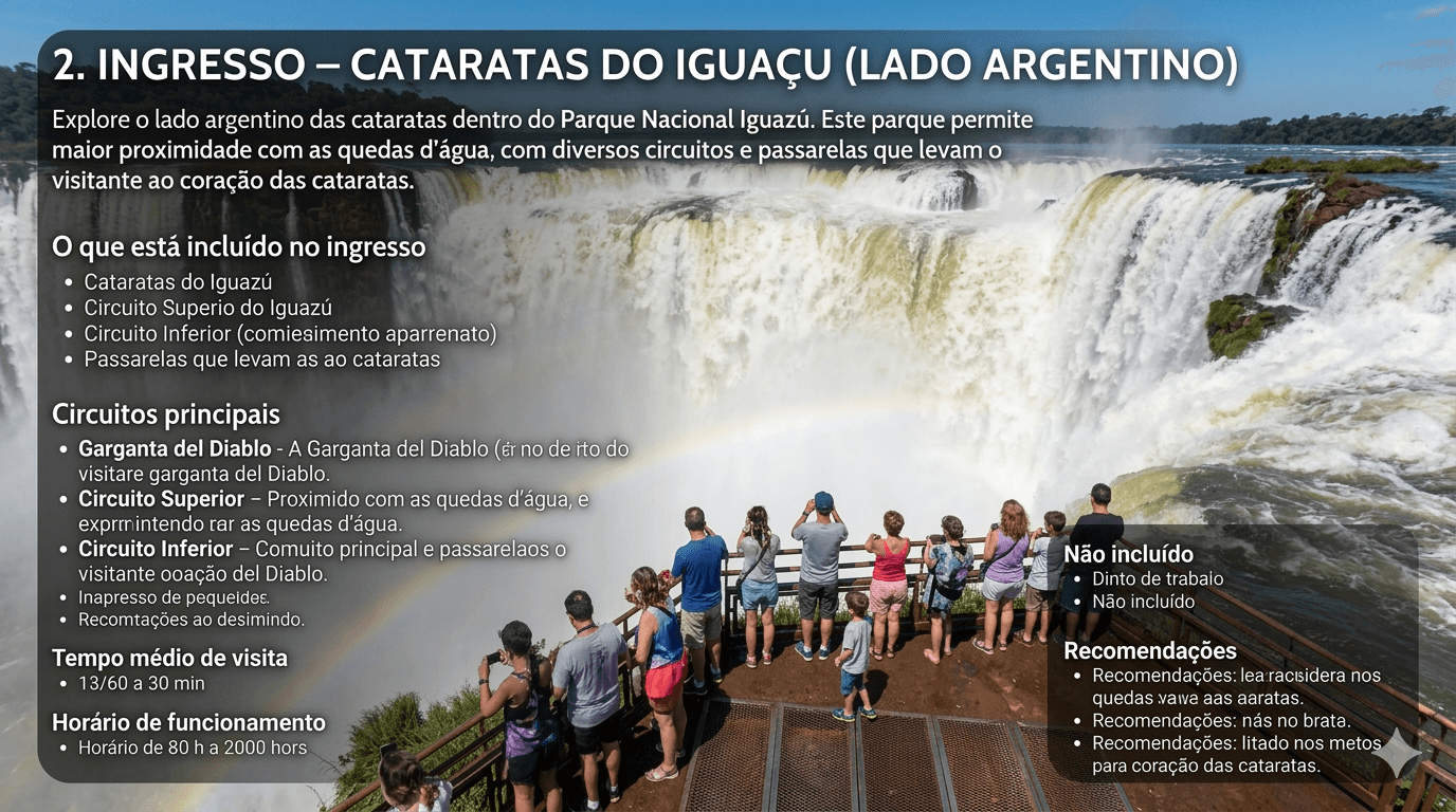 Ingresso Parque Nacional